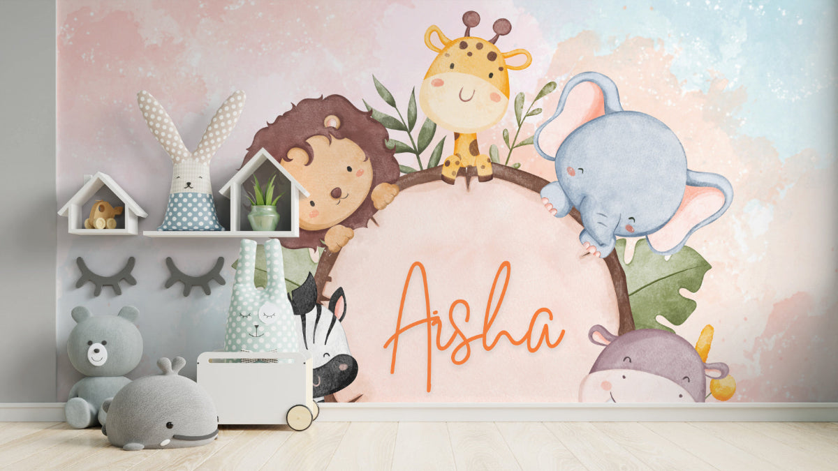 animalwallpaper-kidsroom