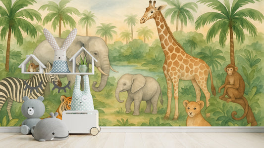 Jungle Safari Wall Mural