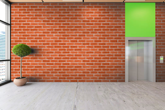 Red Brick Wall Mural