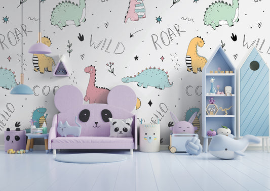 Roar Dinosaur Kids Mural